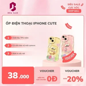 Boa Case - Ốp điện thoại iPhone cute đáng yêu