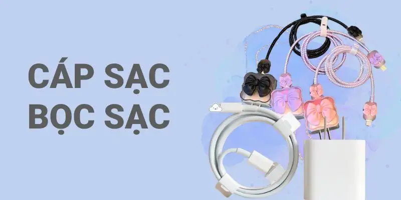 Danh mục sản phẩm bọc cáp sạc Boa Case