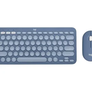 Bàn phím bluetooth Logitech K380 màu xanh cho máy Mac